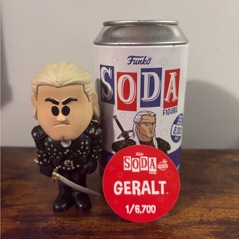 Funko Soda Geralt Vinyl Figure - Blue